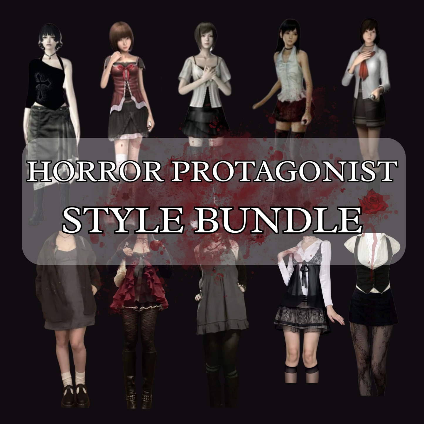 Horror Protagonist Mystery Style Bundle image 0