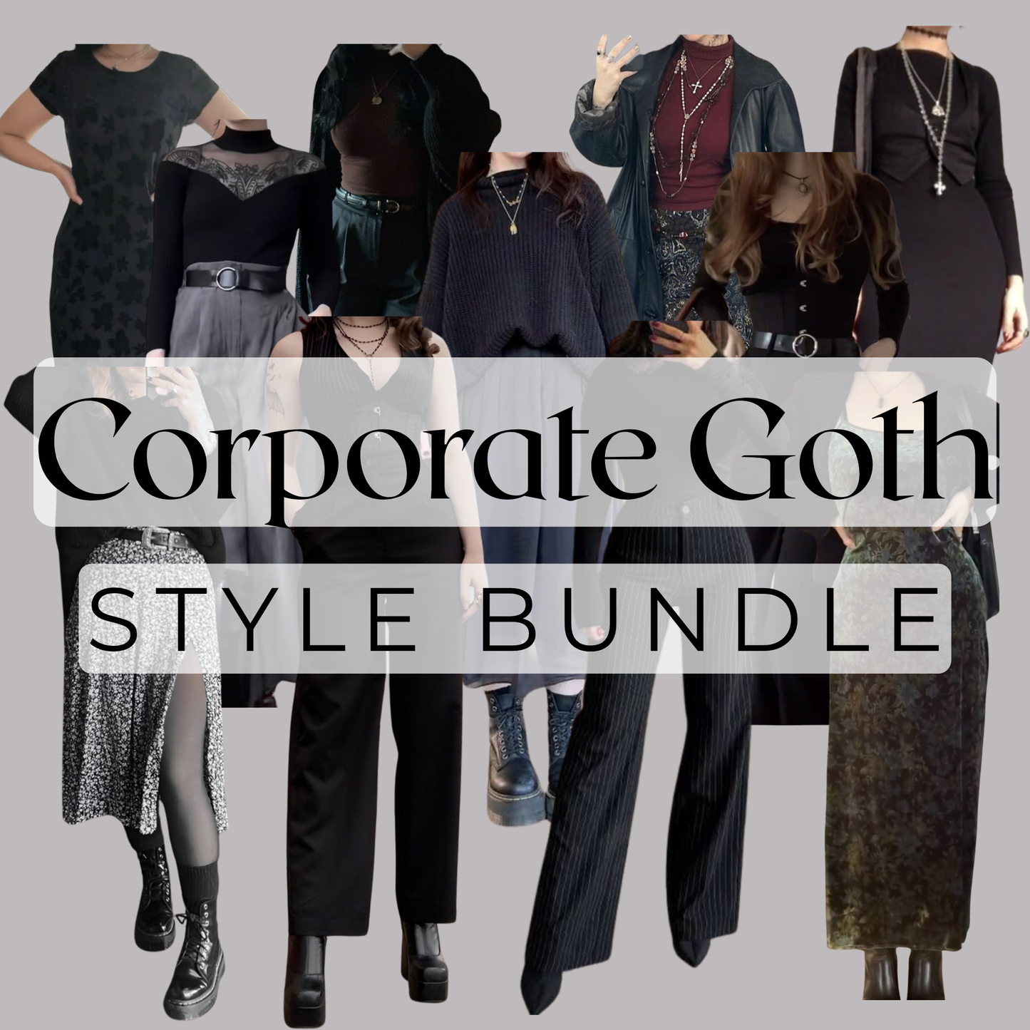 Corporate Goth Mystery Style Bundle image 0