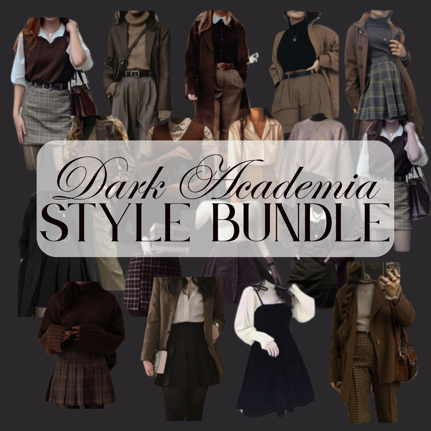 Dark Academia Mystery Style Bundle image 0
